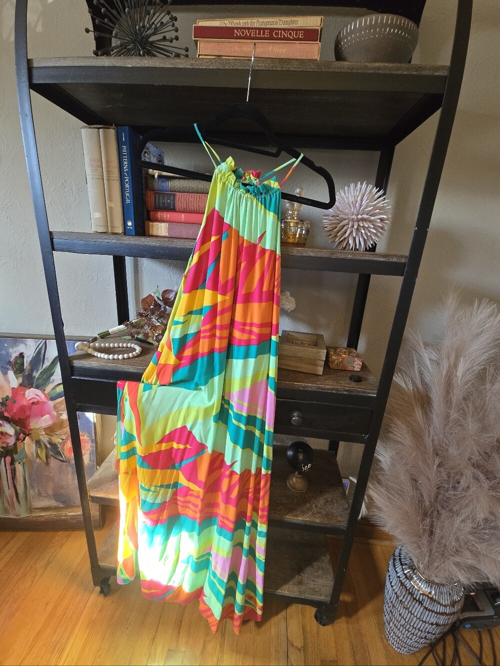 Bright Multi-Color Maxi Dress